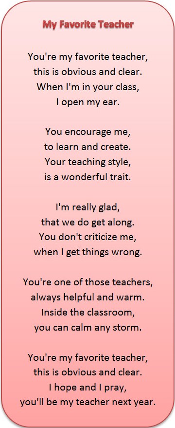 Your favorite teacher. Poems about teachers. Teacher poem. English poems about teachers. My favourite teacher на английском.